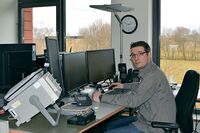 Layout-Arbeitsplatz