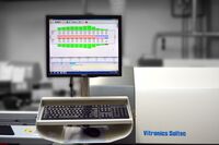 Reflow soldering: Vitronics Soltec MR 933 control panel, temperature zones