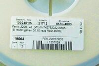 Goods receipt label