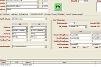 Process parameters (Screenshot)