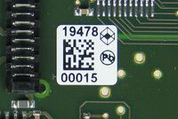 Serial Number label