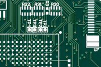BGA with test points