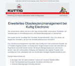 Extended obsolescence management at Kuttig Electronic